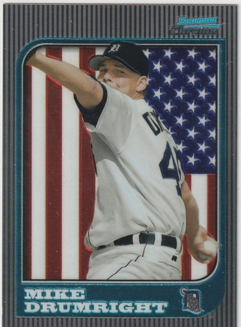 Mike Drumright 1997 bowman Chrome