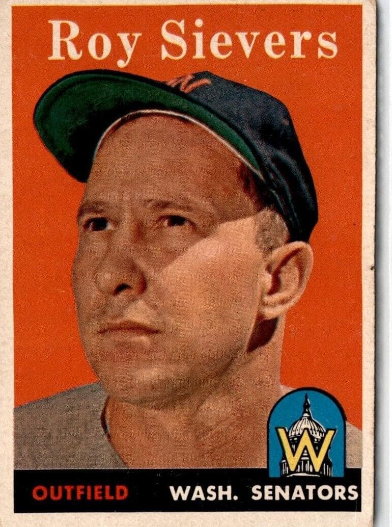 Roy Sievers 1958 topps