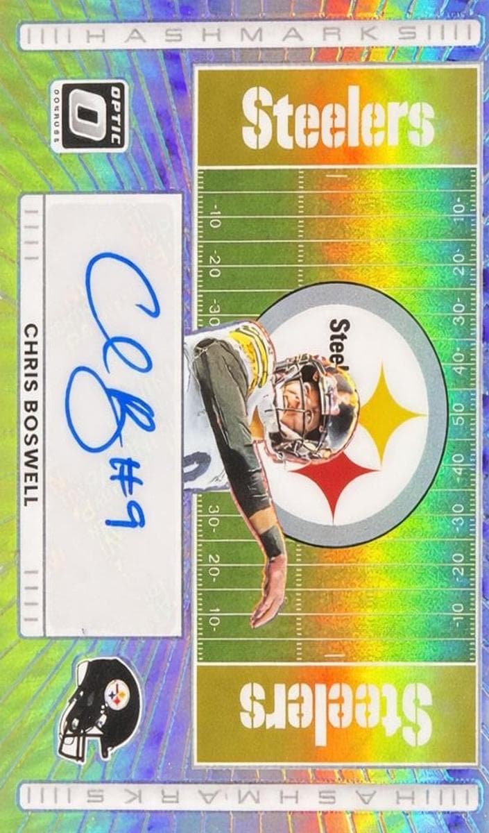 Chris Boswell 2025 panini Donruss Optic