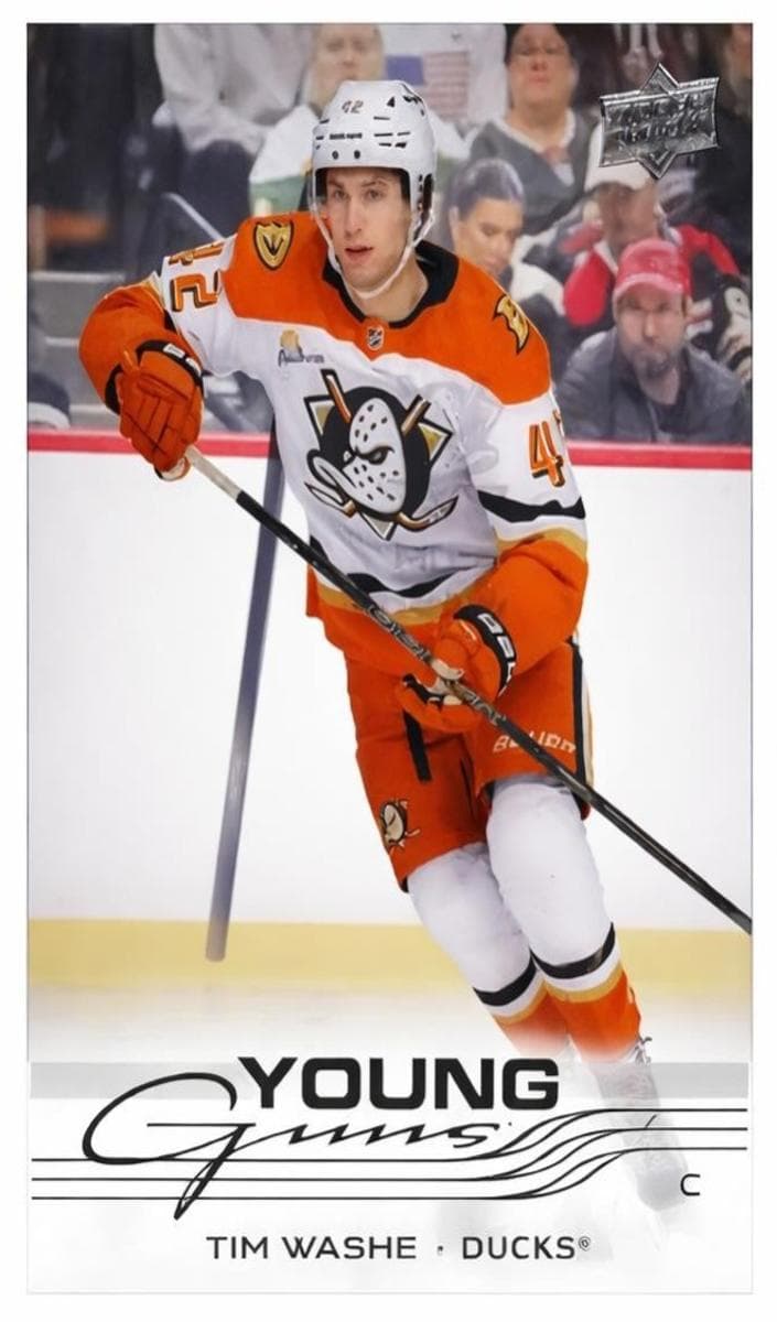 Tim Washe trading card