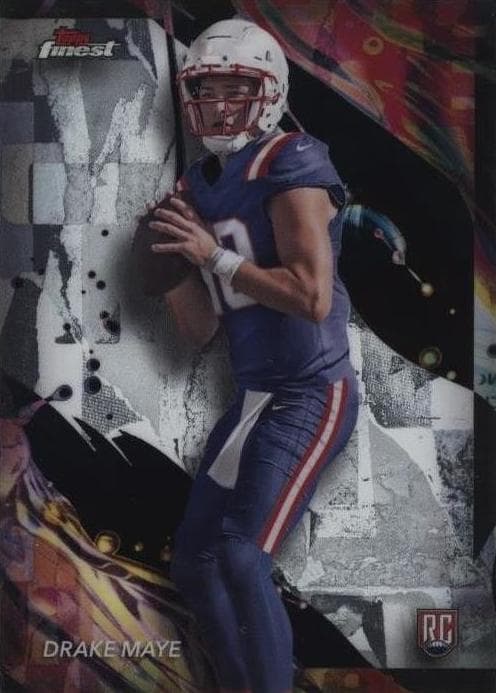 Drake Maye 2024 topps Topps Chrome Cosmic