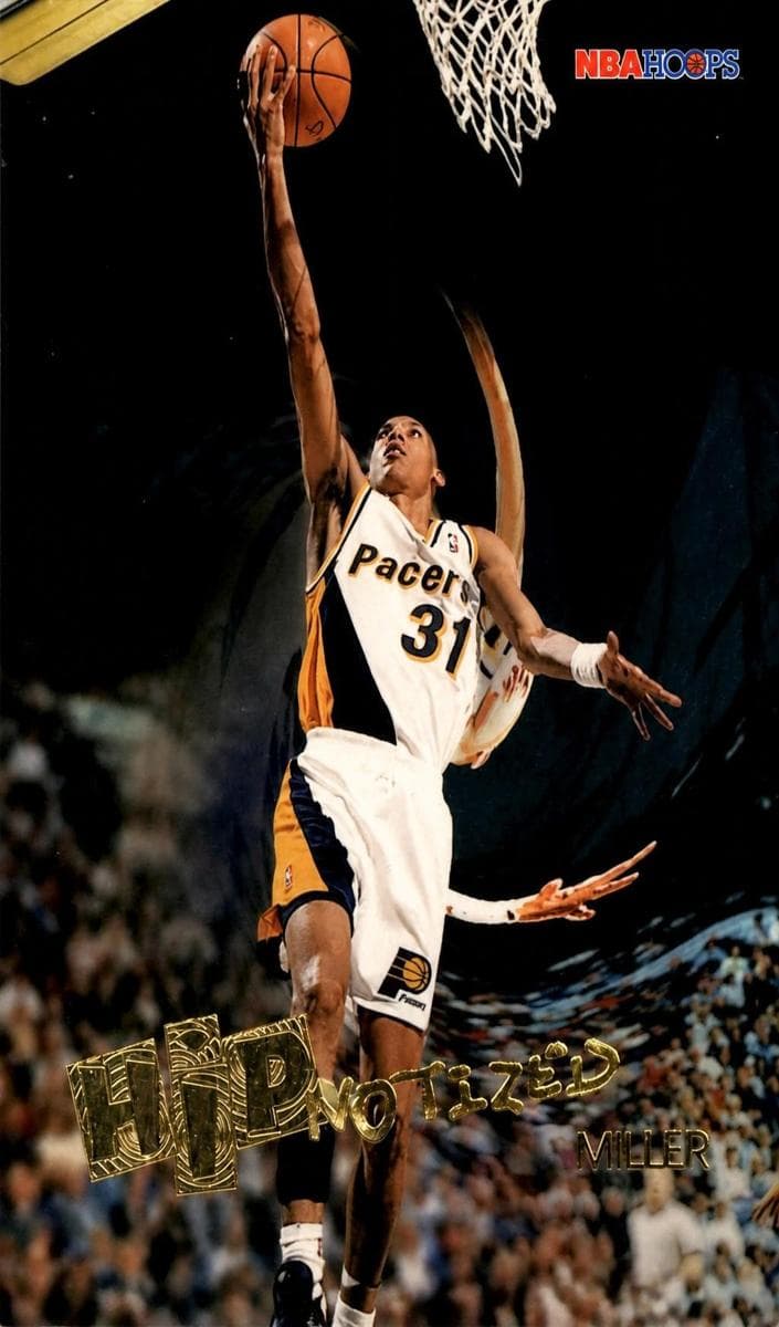 Reggie Miller 1996 panini Hoops