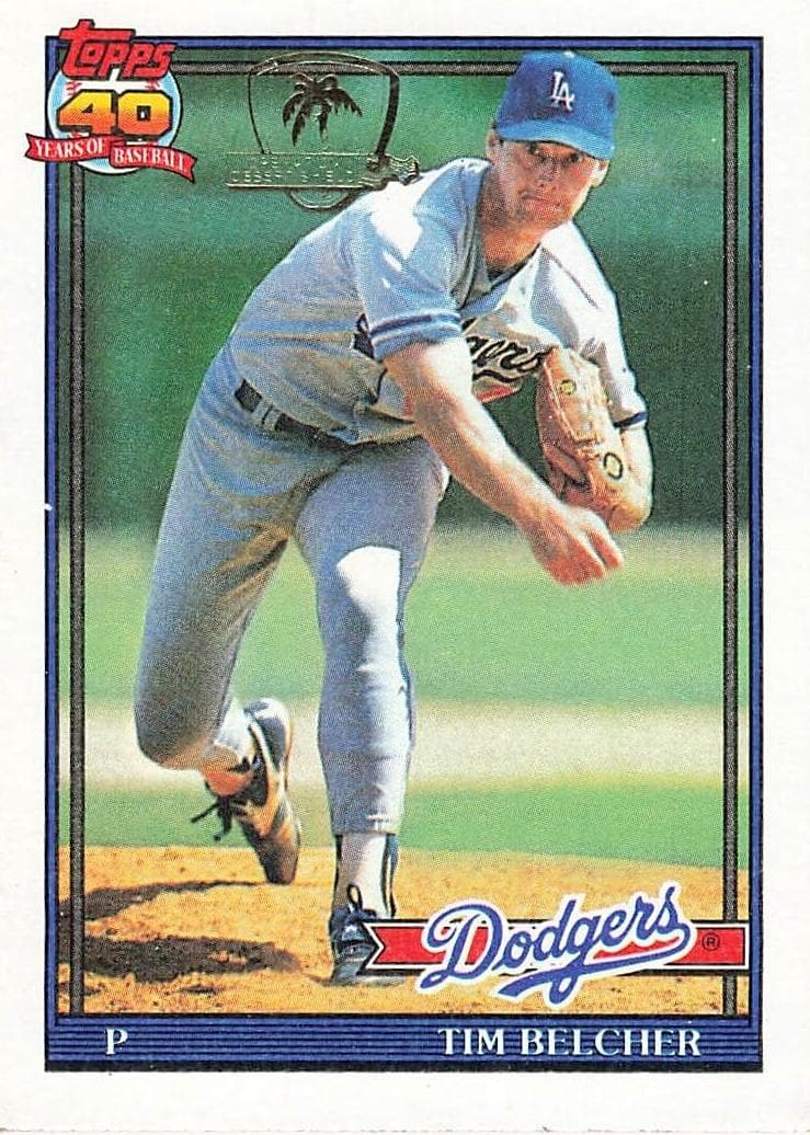 Tim Belcher 1991 topps Topps
