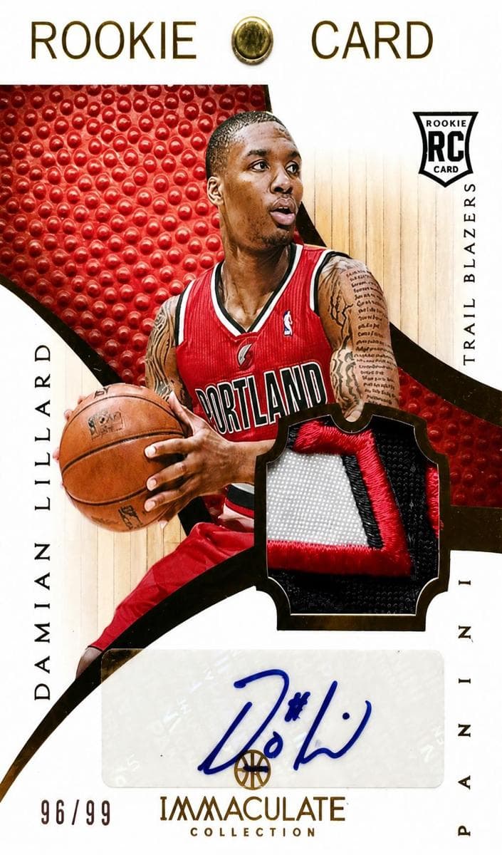 Damian Lillard 2012 panini