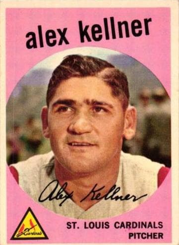 Alex Kellner 1959 topps Topps