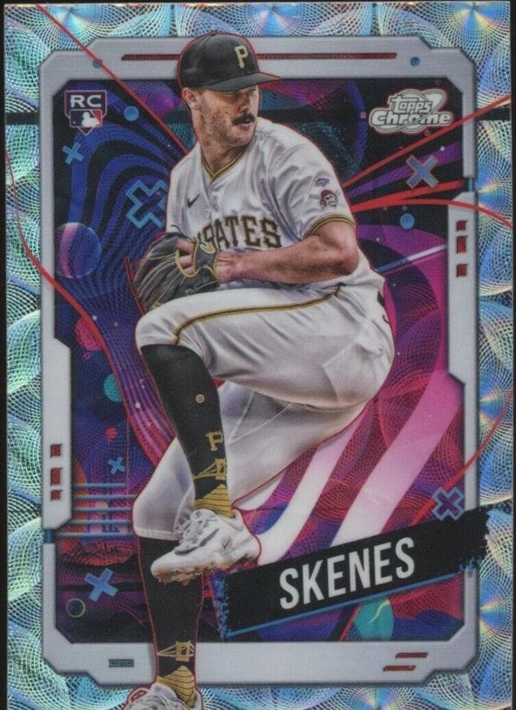 Paul Skenes 2024 Topps Cosmic Chrome rookie card