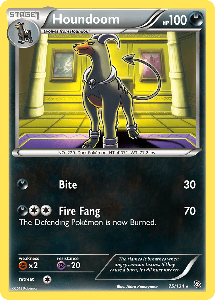 Houndoom 2012 Pokemon Dragons Exalted
