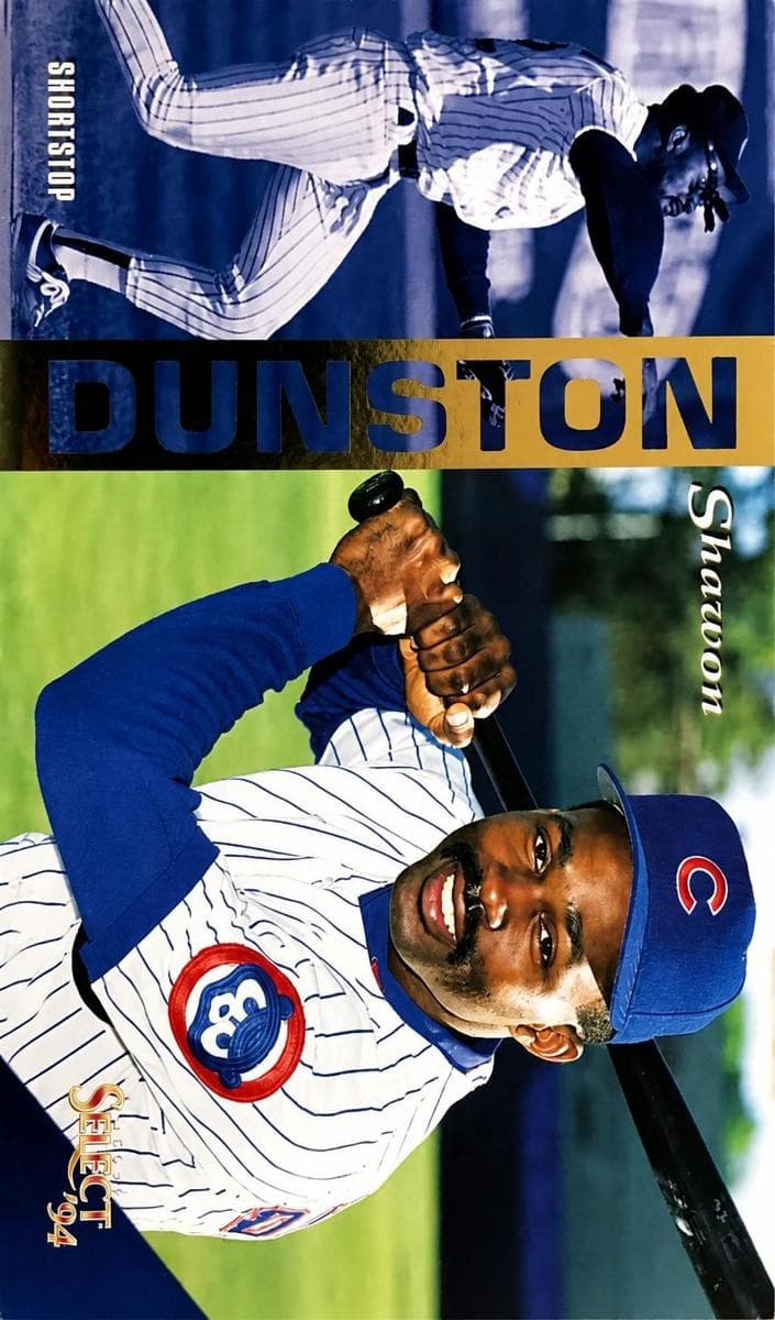 Shawon Dunston 1994 panini Select