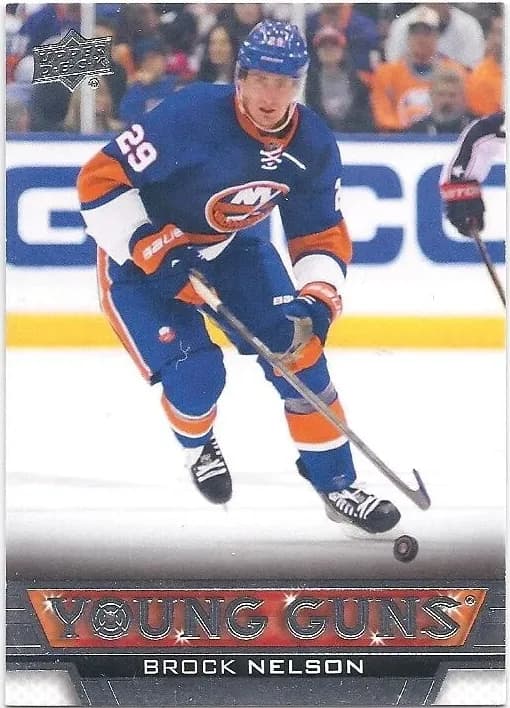 Brock Nelson trading card