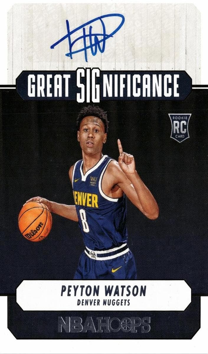 Peyton Watson 2022 panini Hoops
