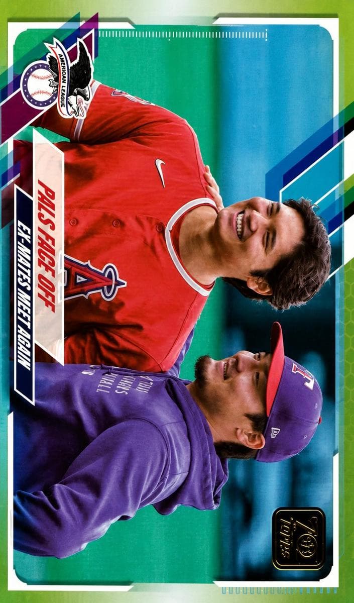 Pals Face Off (Shohei Ohtani / Kohei Arihara) 2021 topps