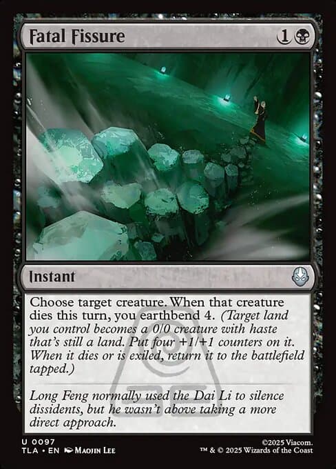 Fatal Fissure 2025 Magic: The Gathering Avatar: The Last Airbender