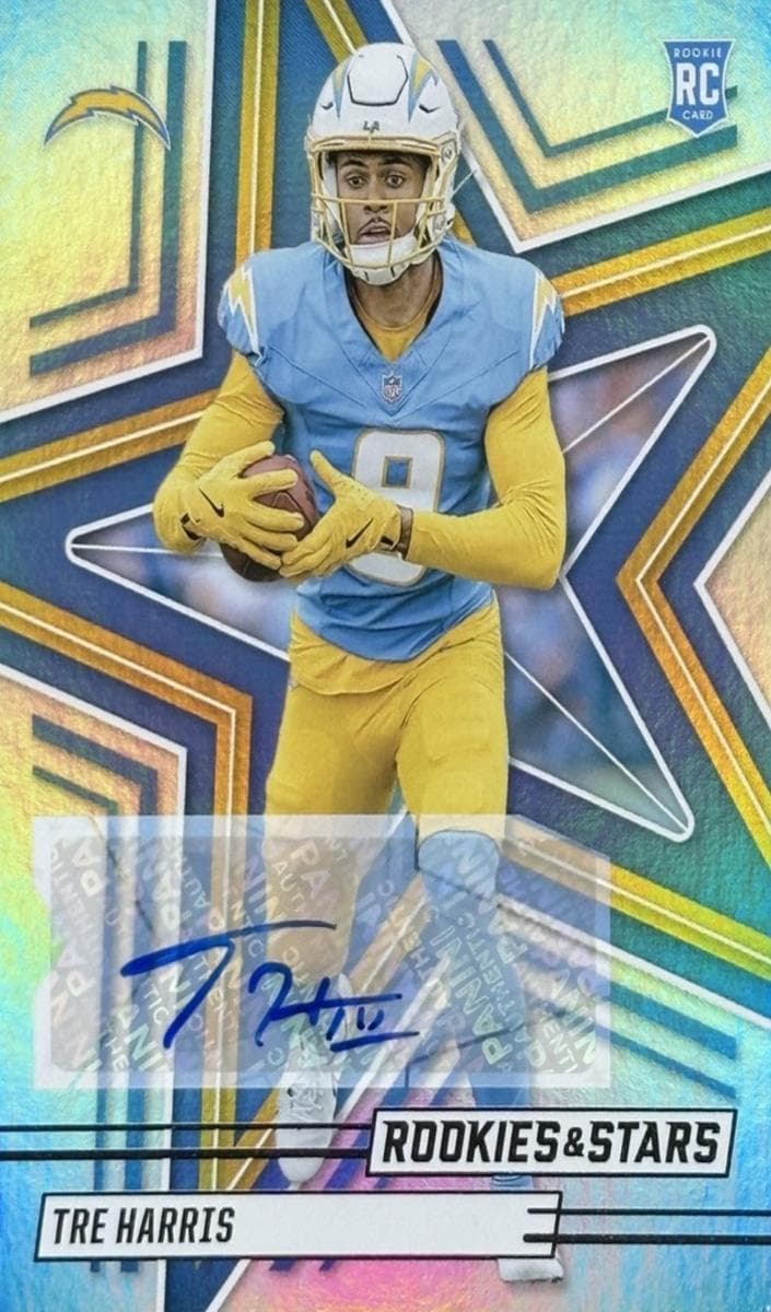 Tre Harris trading card