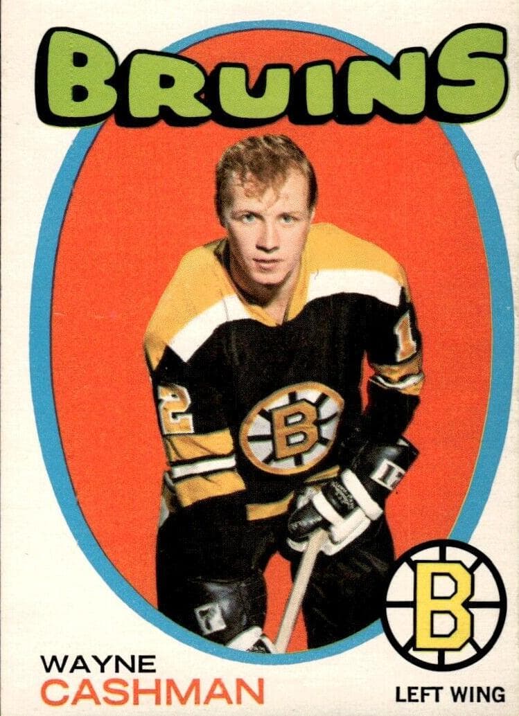 Wayne Cashman 1971 topps O-Pee-Chee