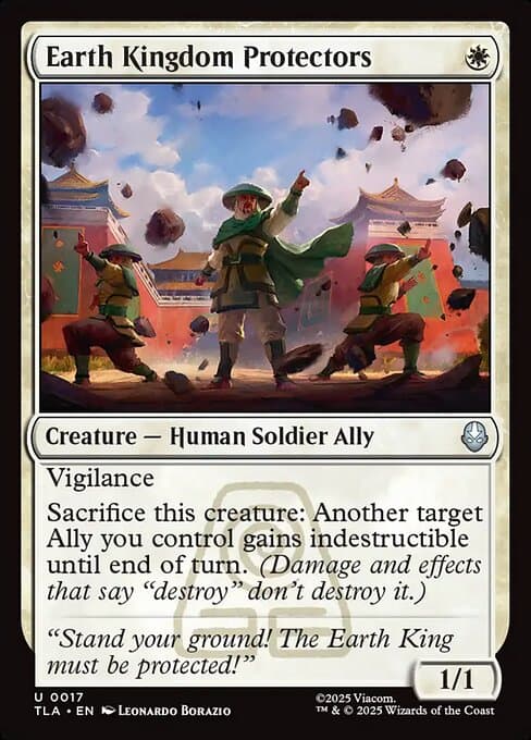 Earth Kingdom Protectors 2025 Magic: The Gathering Avatar: The Last Airbender