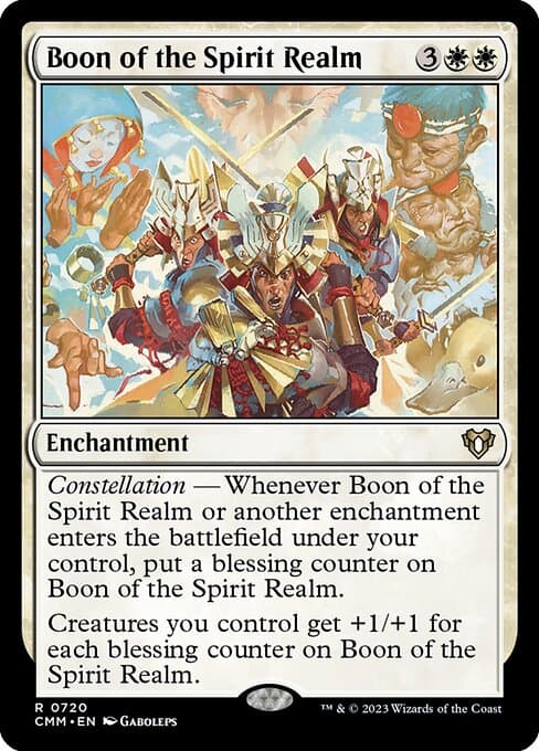 Boon of the Spirit Realm 2023 Magic: The Gathering Commander Masters