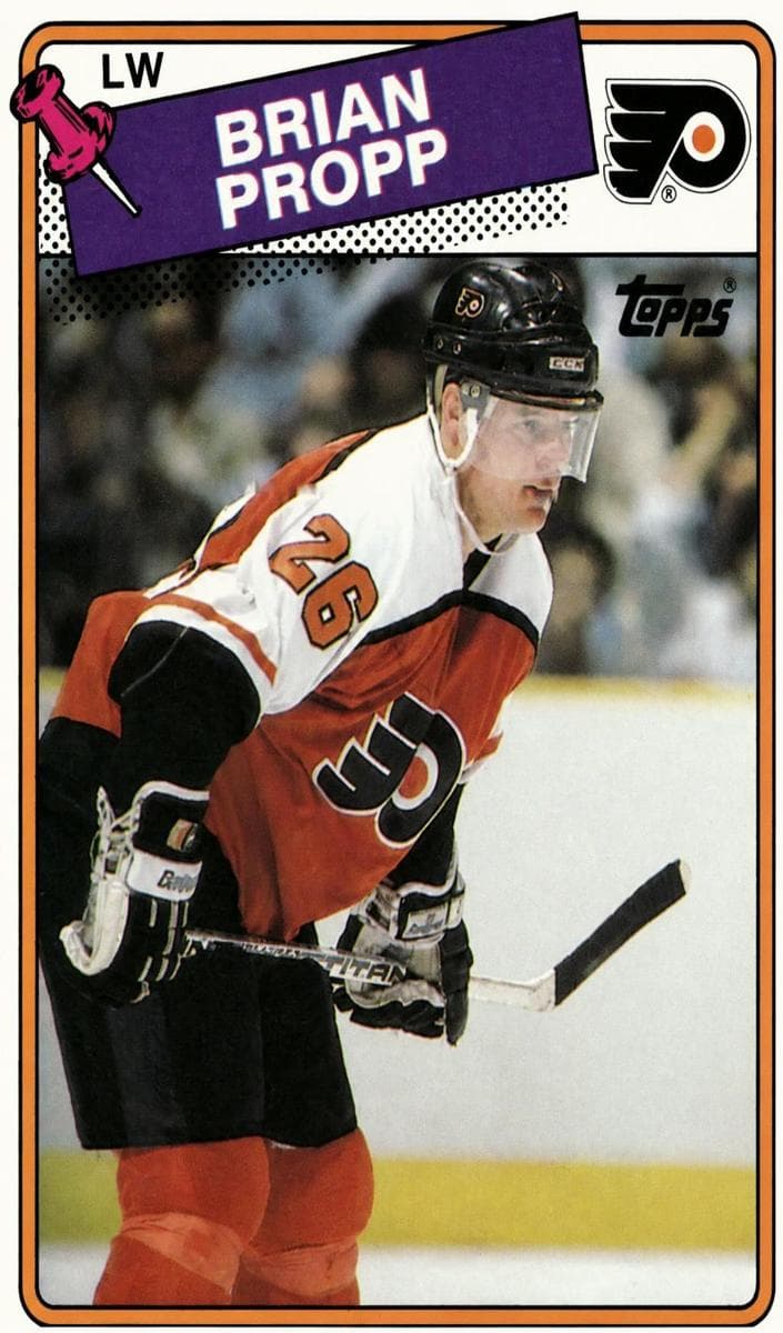 Brian Propp 1988 topps Topps