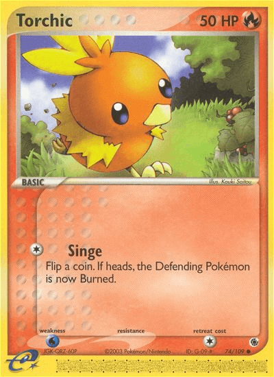 Torchic 2013 Pokemon Ruby & Sapphire