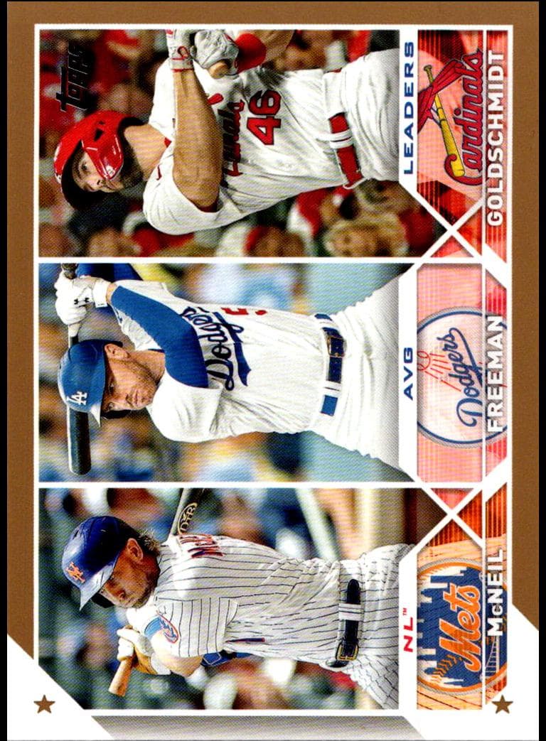NL AVG Leaders (Jeff McNeil / Freddie Freeman / Paul Goldschmidt) #43