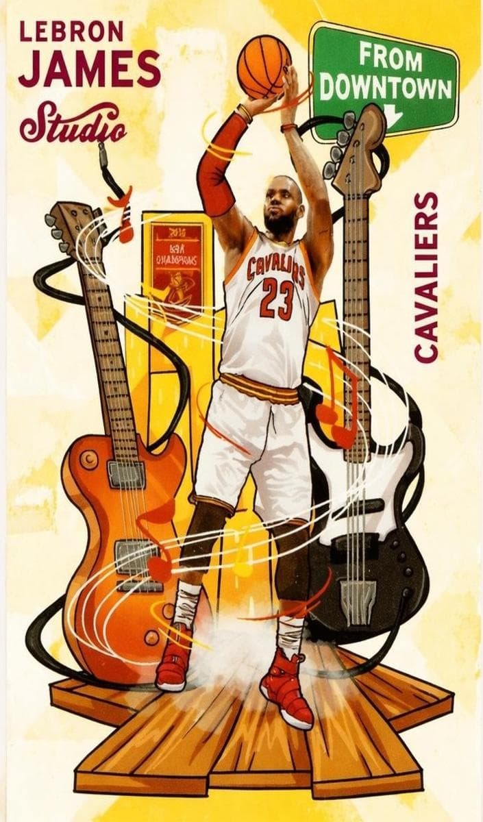 LeBron James 2016 panini