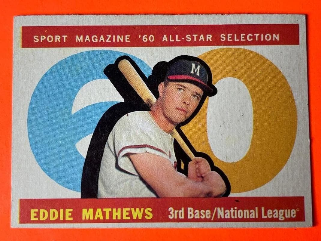 Eddie Mathews 1960 topps Topps