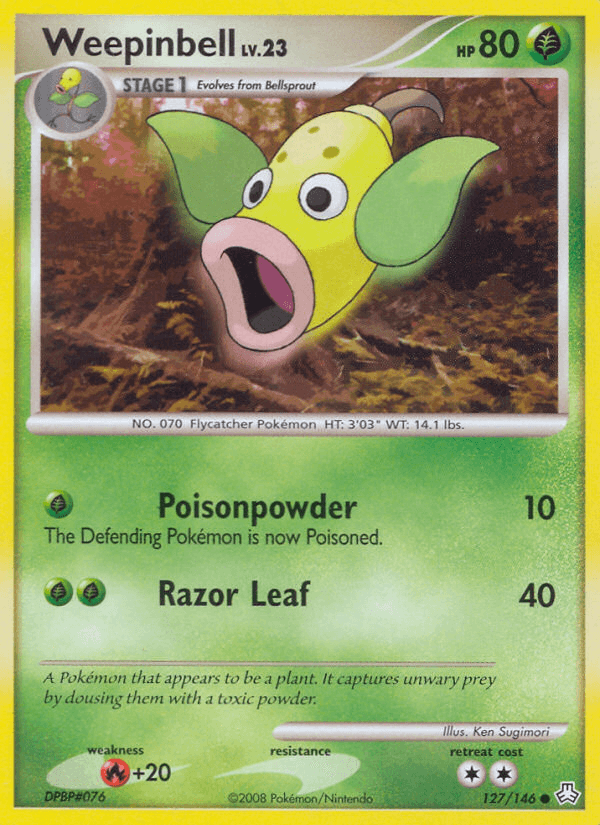 Weepinbell 2008 Pokemon