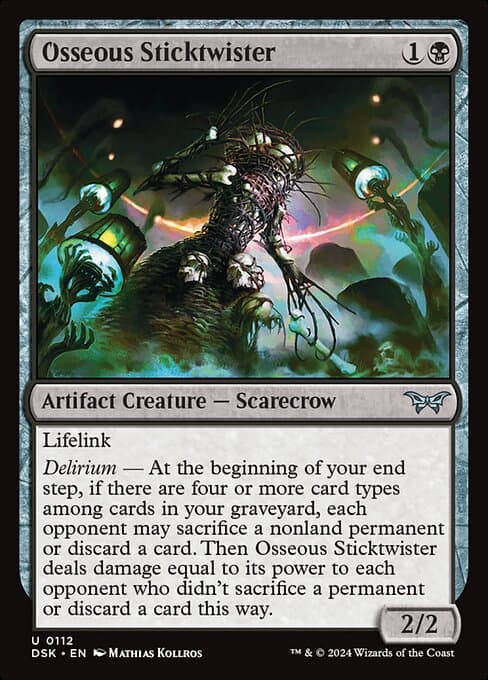 Osseous Sticktwister 2024 Magic: The Gathering Duskmourn: House of Horror