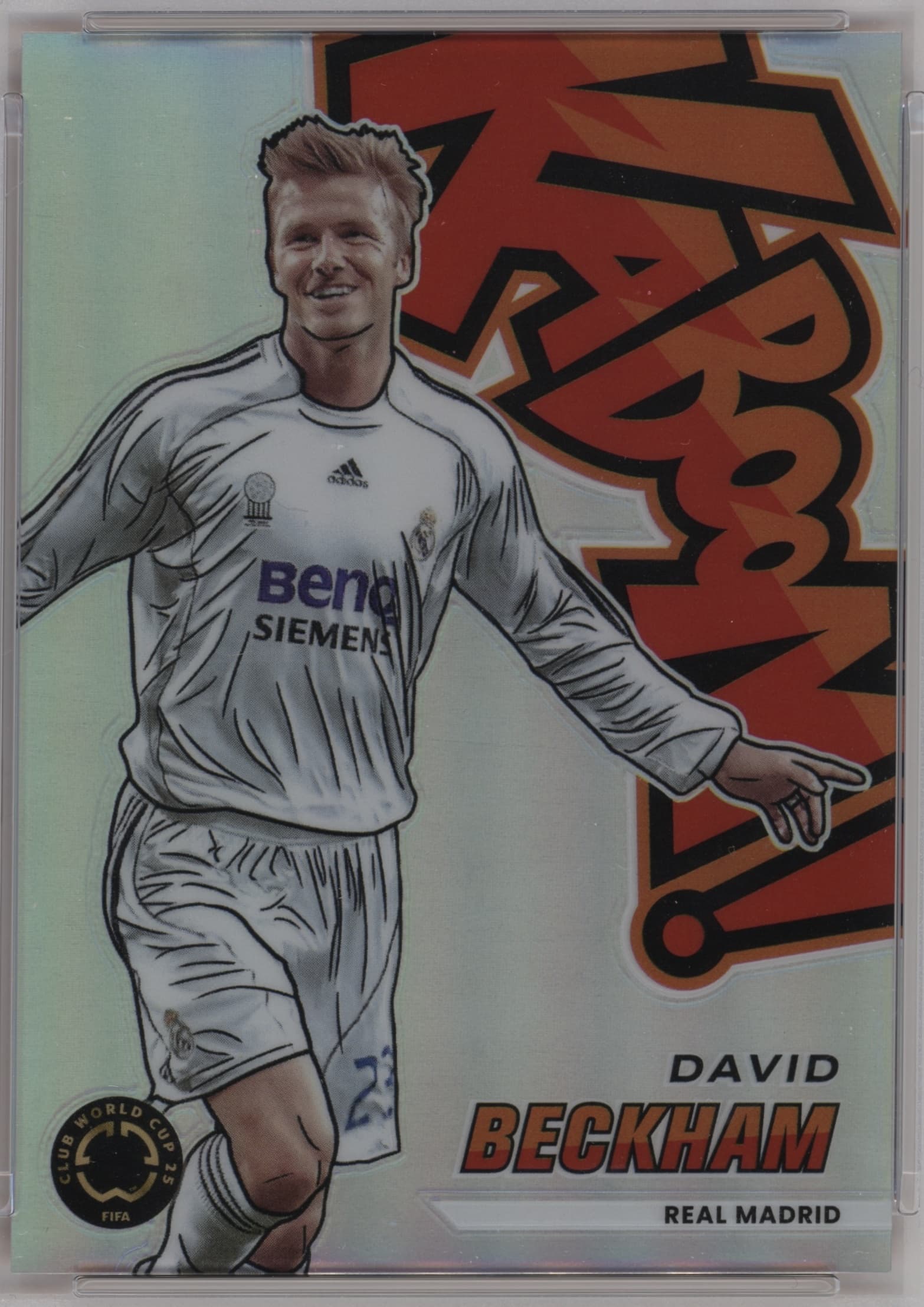 David Beckham trading card