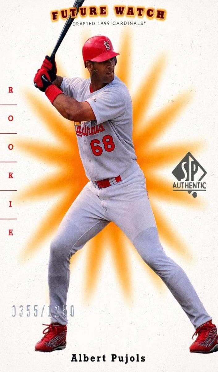 Albert Pujols 2001 unknown SP Authentic