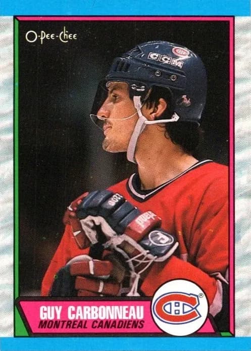 Guy Carbonneau 1989 topps O-Pee-Chee