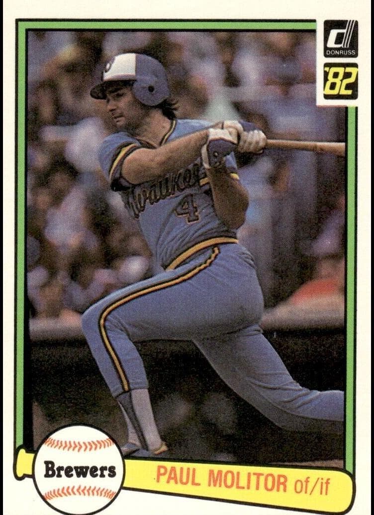Paul Molitor 1982 panini Donruss