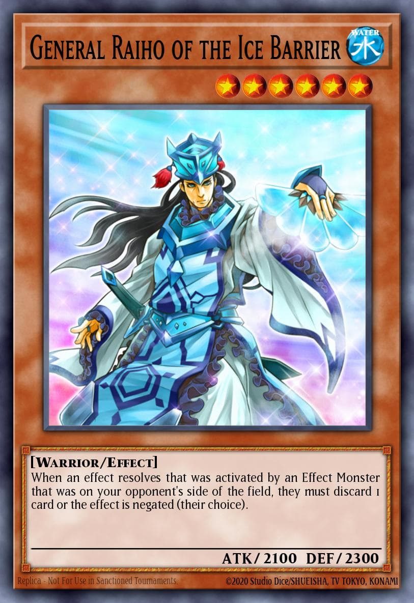 General Raiho of the Ice Barrier #SDFC-EN015