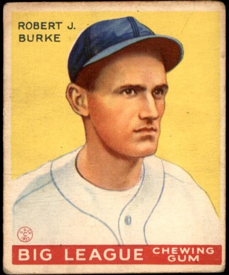 Robert J. Burke 1933 unknown Goudey