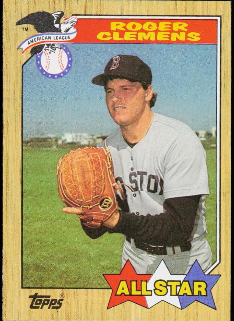 Roger Clemens 1987 topps