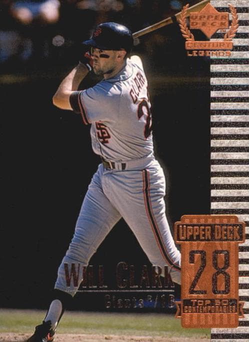 Will Clark 1999 upper-deck Upper Deck Century Legends