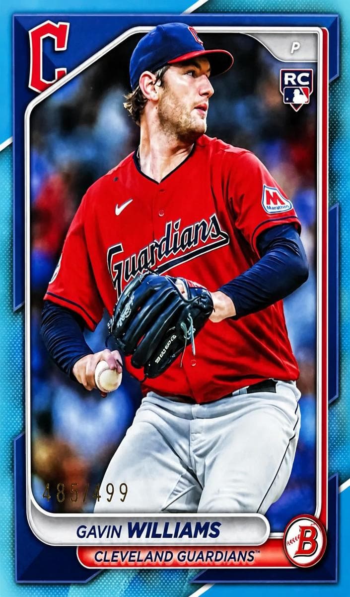 Gavin Williams 2024 bowman Bowman