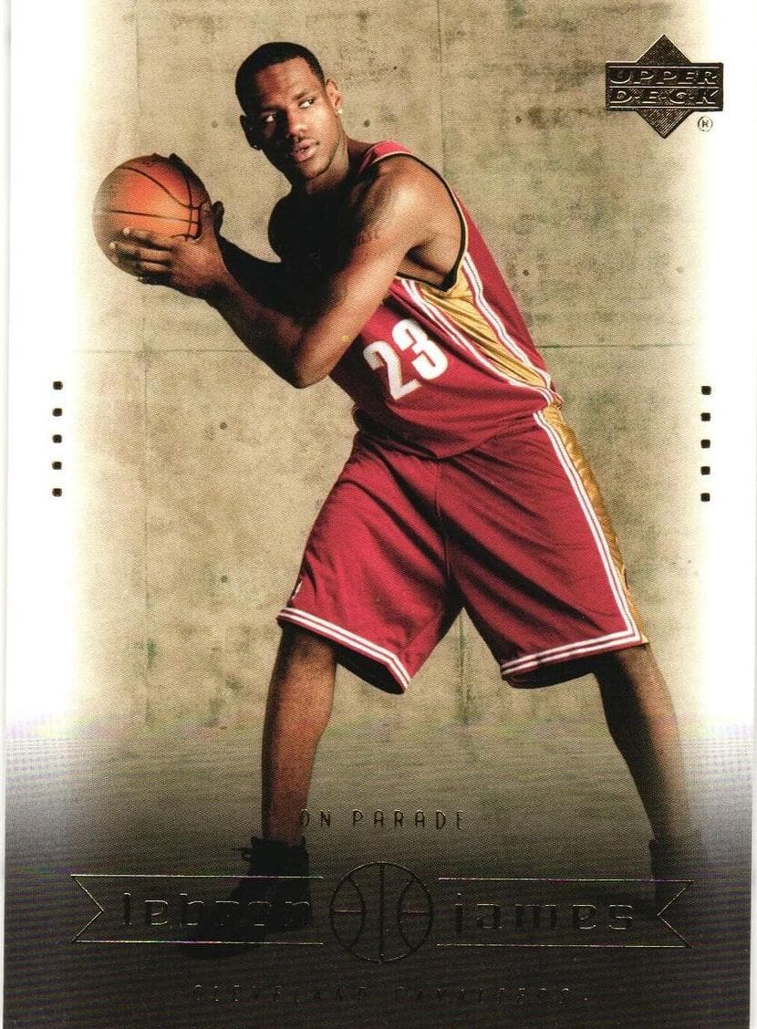 LeBron James 2003 upper-deck