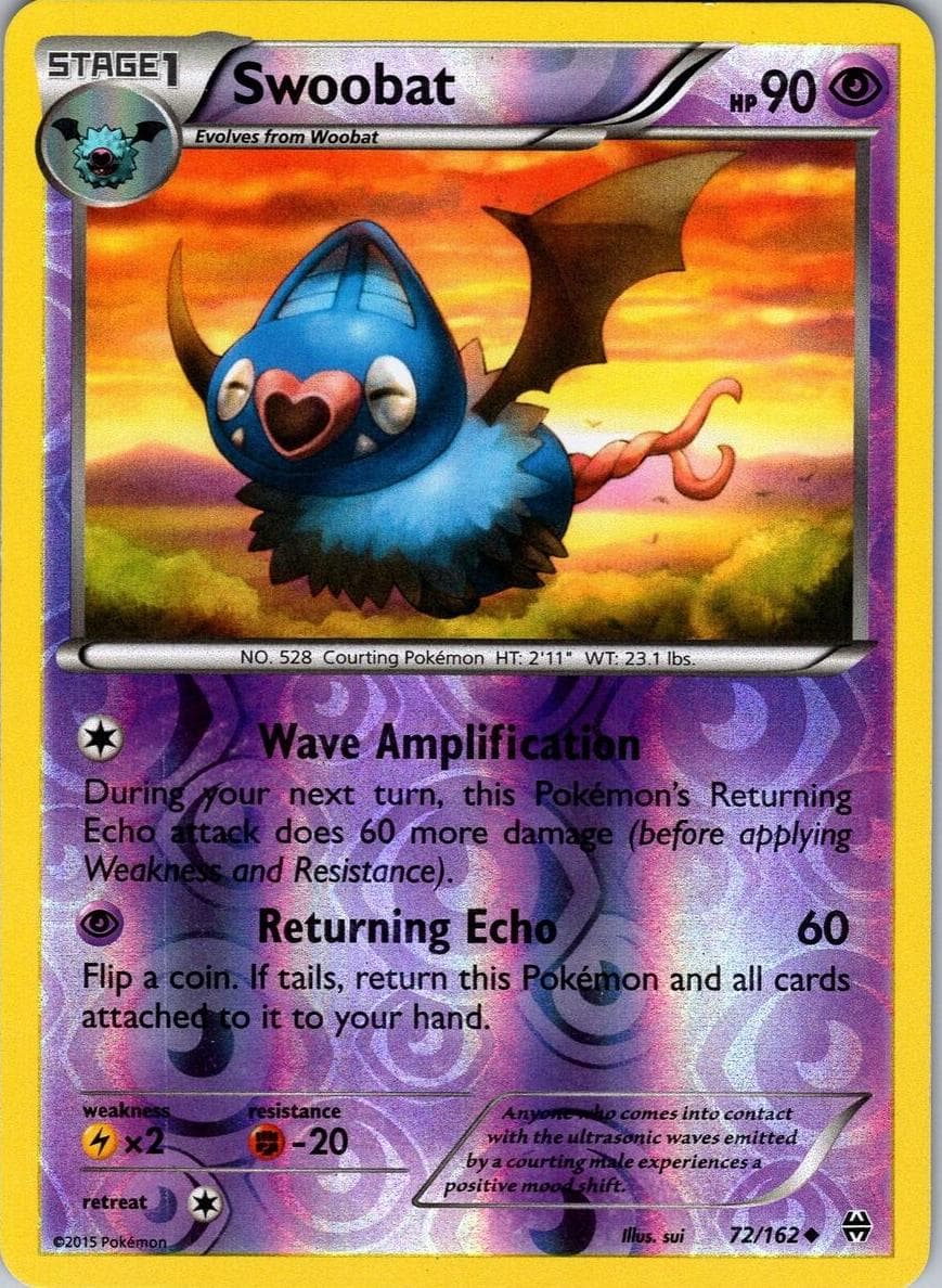 Swoobat 2015 Pokemon