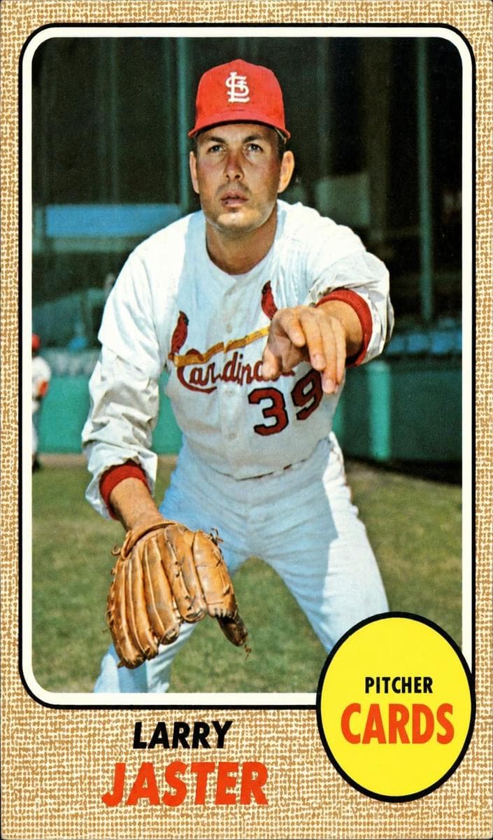 Larry Jaster 1968 topps Topps