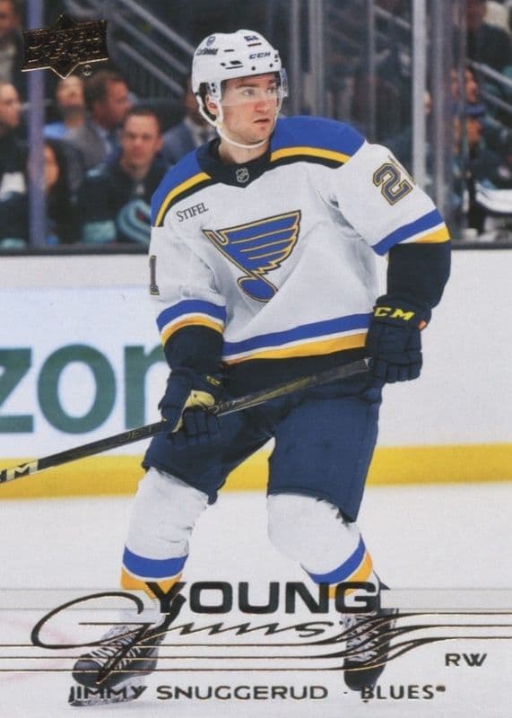 Jimmy Snuggerud trading card