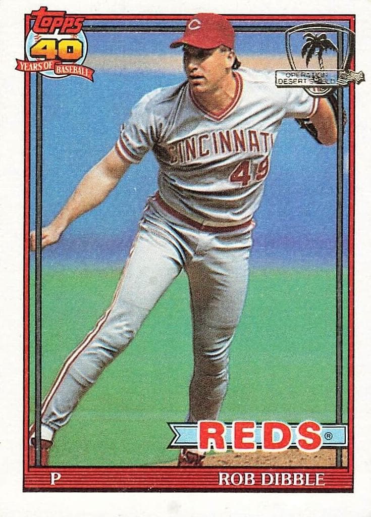 Rob Dibble 1991 topps Topps