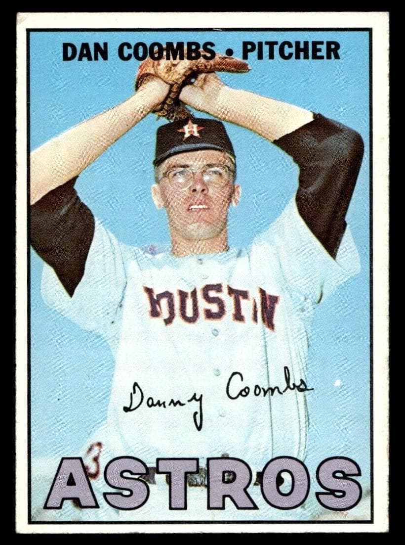 Dan Coombs 1967 topps Topps