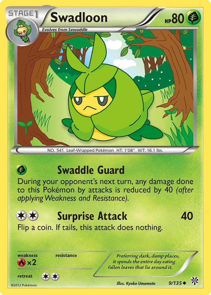 Swadloon trading card