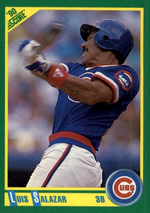Luis Salazar 1990 panini Score