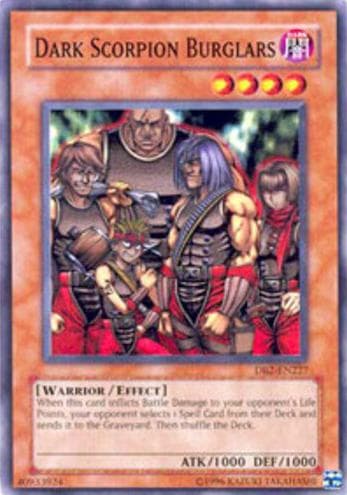 Dark Scorpion Burglars 2005 Yu-Gi-Oh! Dark Beginning 2