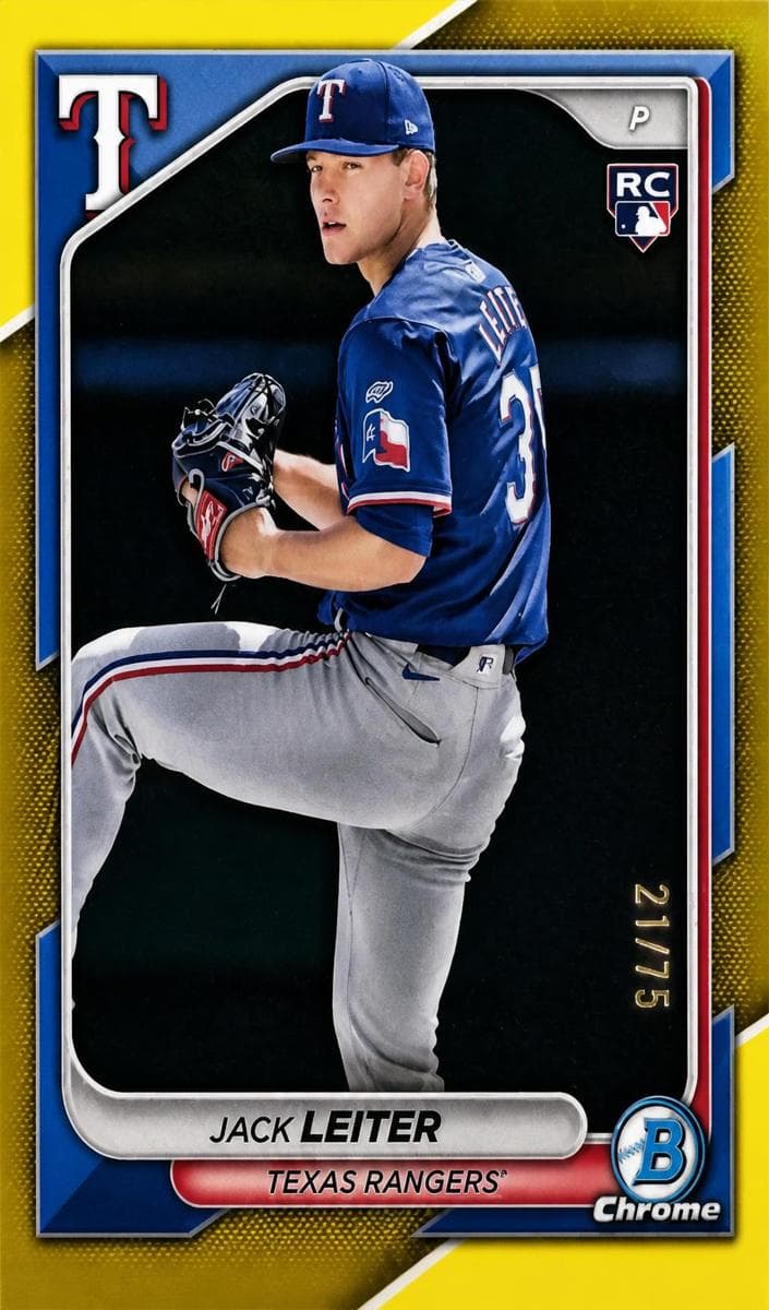 Jack Leiter 2024 bowman Bowman Chrome