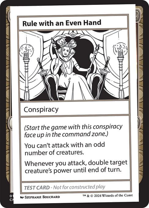 Rule with an Even Hand #269