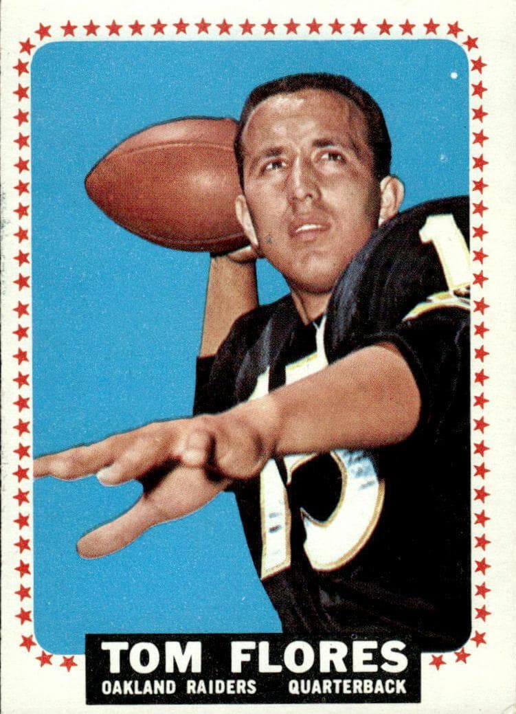Tom Flores 1964 topps