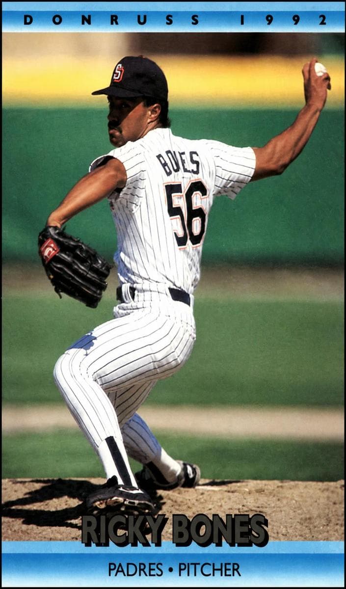 Ricky Bones 1992 panini Donruss