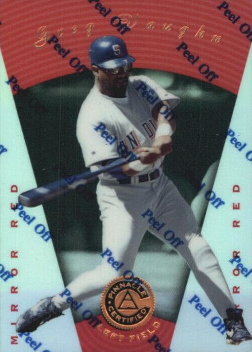 Greg Vaughn 1997 panini Pinnacle Certified